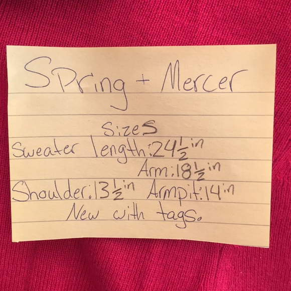 Spring + Mercer sweater, size S - Picture 4 of 4